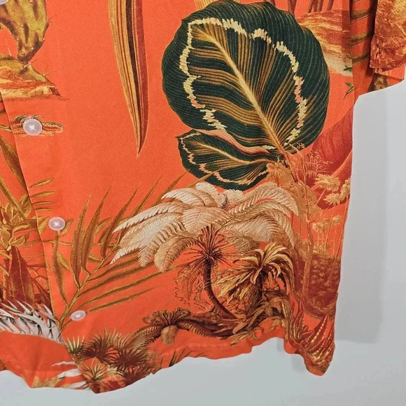 {H&M} Men's Relaxed Fit Resort Shirt - Desert Print - Size Large - Picture 8 of 11